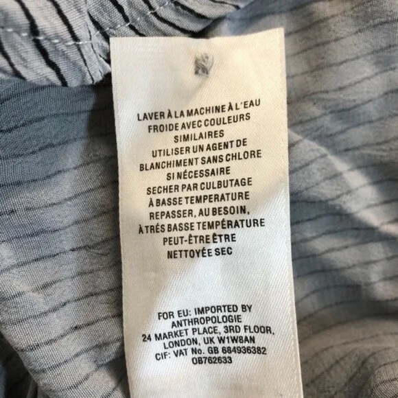 AKEMI + KIN ALMIRA EMBROIDERED TOP BY ANTHROPOLOGIE SIZE 4P - Picture 7 of 9